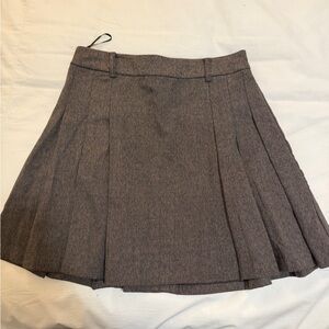 Mango Charcoal A-Line Skirt